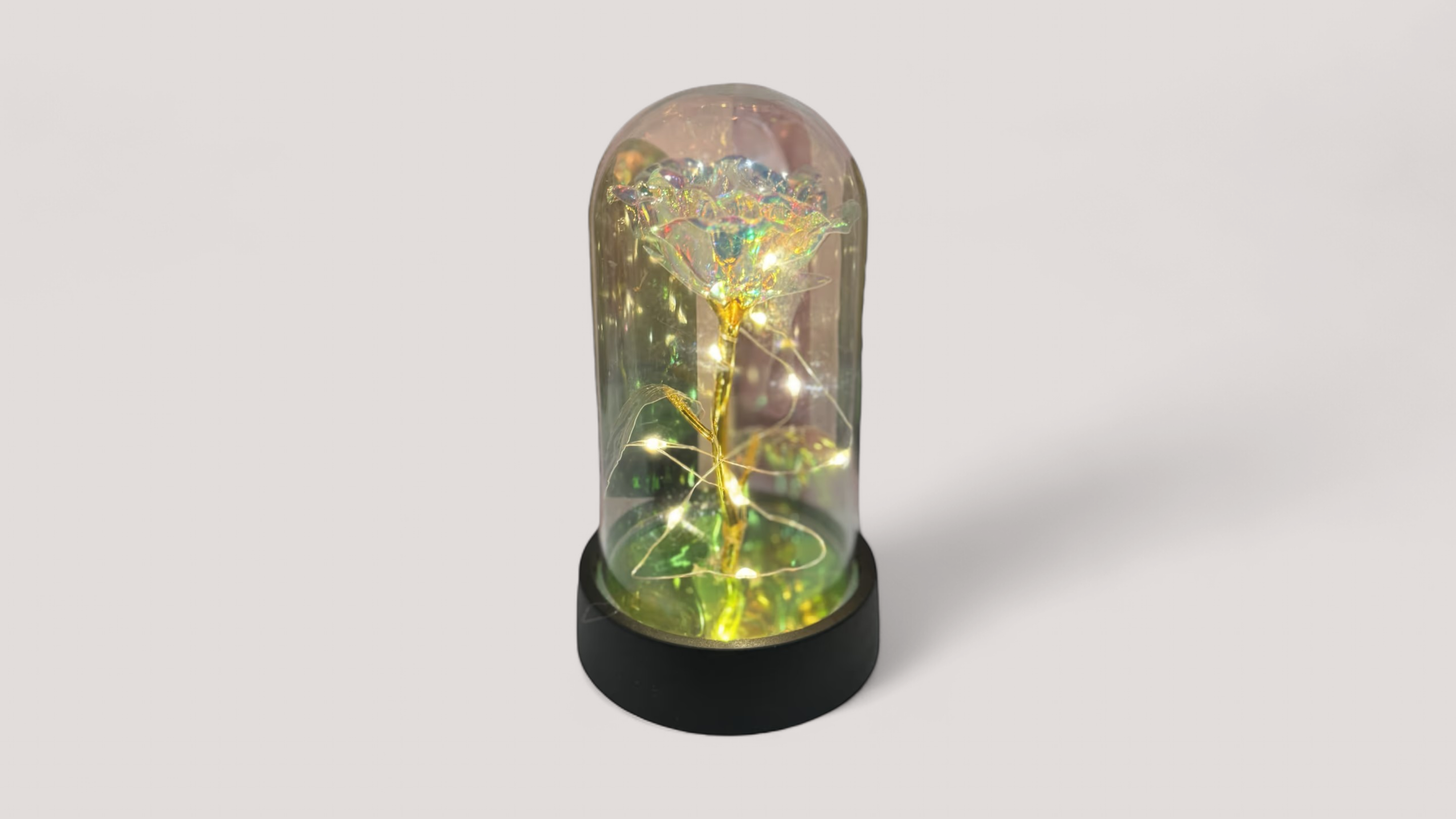 Trandafir sub cupolă led