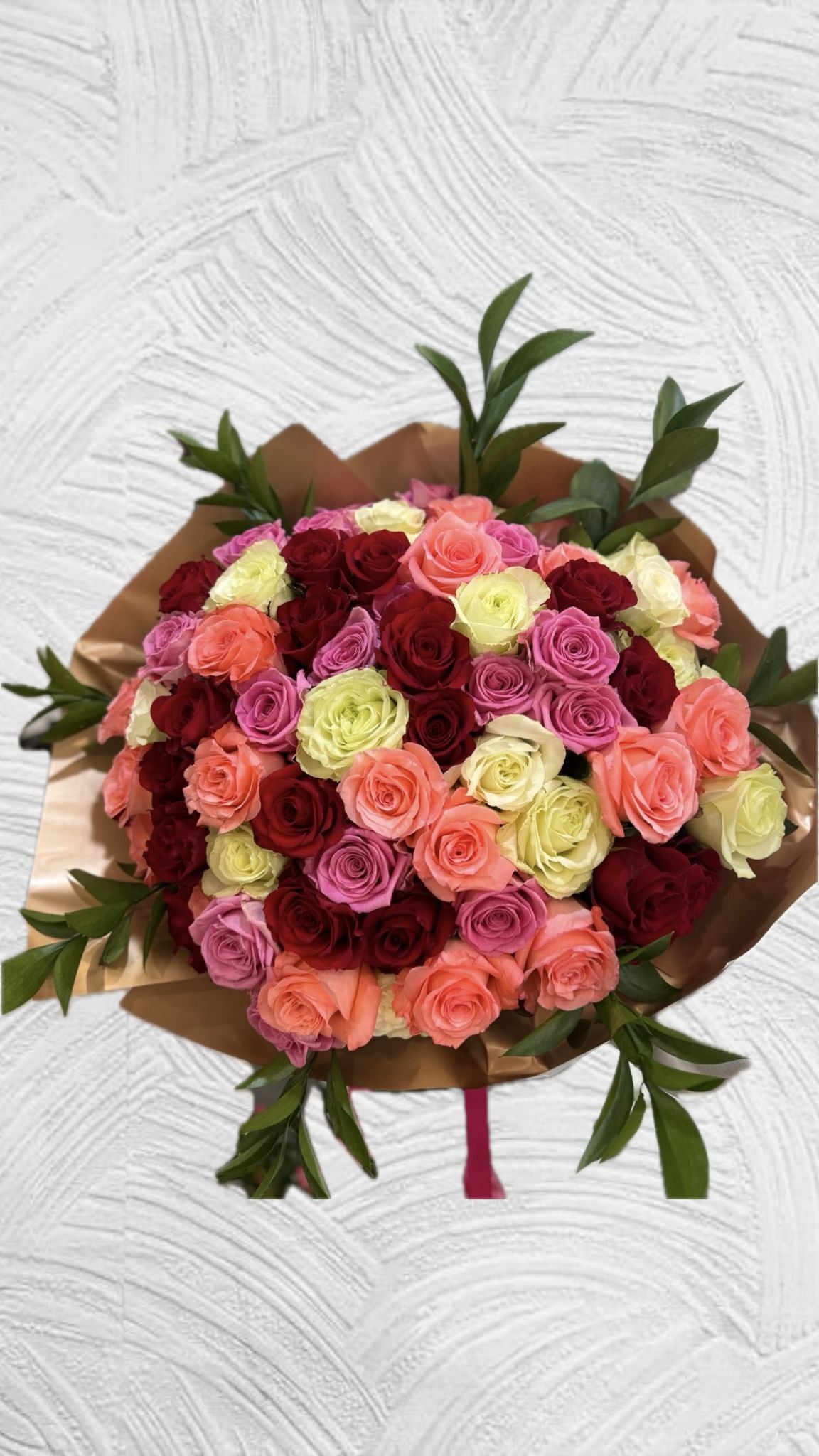 Buchet 101 trandafiri